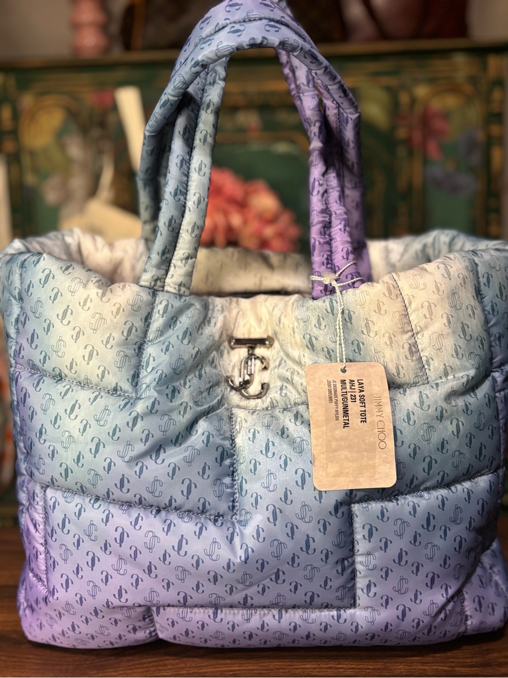 Jimmy Choo Laya Soft Tote~NWT w/COA - Picture 15 of 16